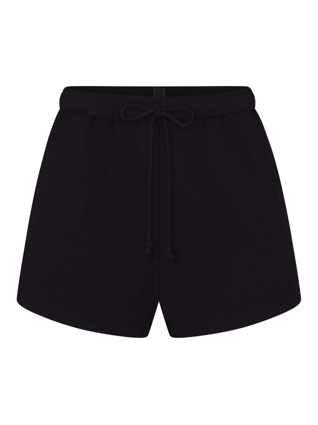 Skims Cotton Fleece Classic Short | Black